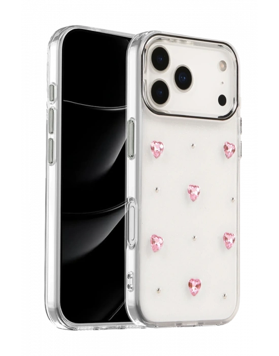 Newface Apple iPhone 17 Pro Fiyonk Desenli Kapak - Desen 3