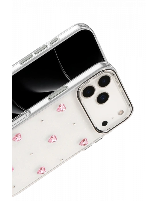 Newface Apple iPhone 17 Pro Fiyonk Desenli Kapak - Desen 3