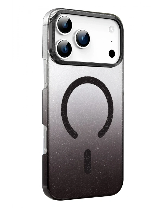 Newface Apple iPhone 17 Pro Glossy Magsafe Kapak - Siyah