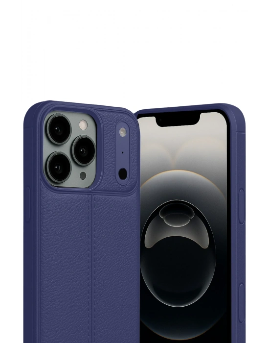 Newface Apple iPhone 17 Pro Max Auto Focus Kapak - Lacivert