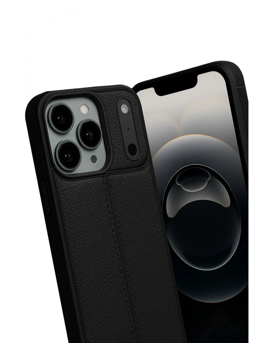 Newface Apple iPhone 17 Pro Max Auto Focus Kapak - Siyah