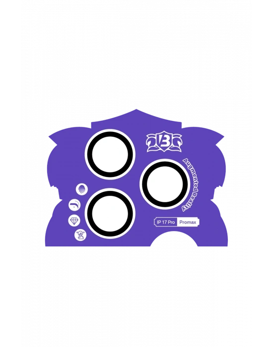 Newface Apple iPhone 17 Pro Max Bilvis Titan Kamera Lens - Gümüş