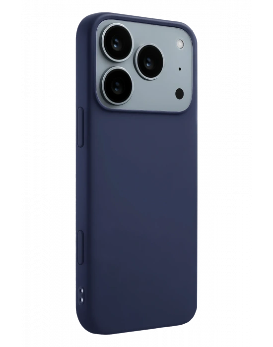 Newface Apple iPhone 17 Pro Max First Silikon - Lacivert