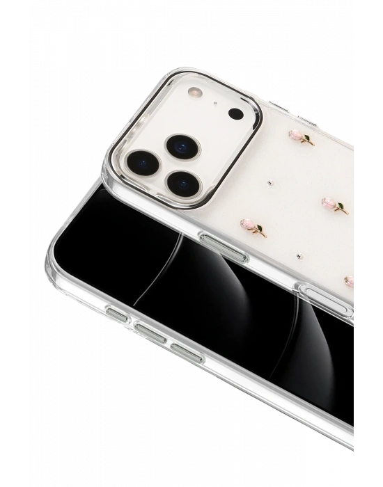 Newface Apple iPhone 17 Pro Max Fiyonk Desenli Kapak - Desen 6