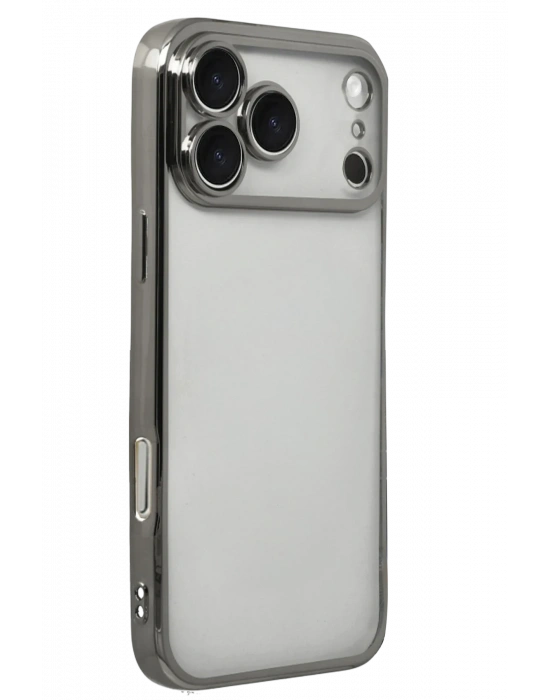 Newface Apple iPhone 17 Pro Max Razer Lensli Silikon - Titan Gri