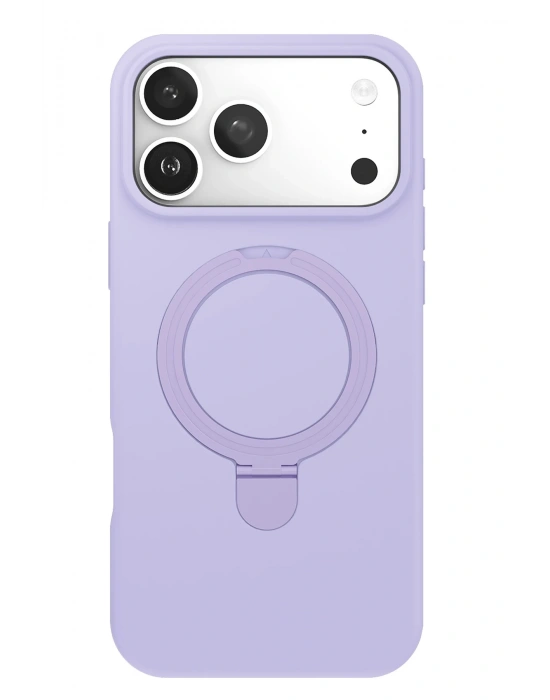 Newface Apple iPhone 17 Pro Max Regal Magsafe Standlı Kapak - Lila