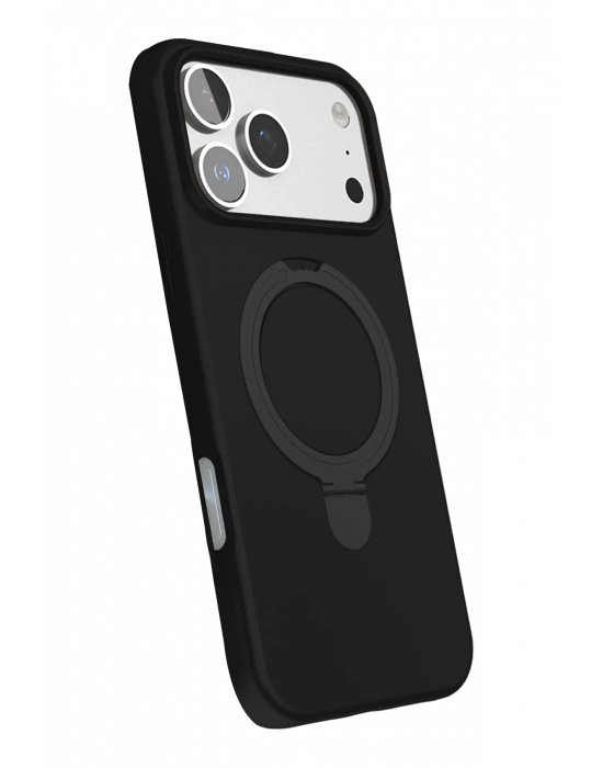 Newface Apple iPhone 17 Pro Max Regal Magsafe Standlı Kapak - Siyah