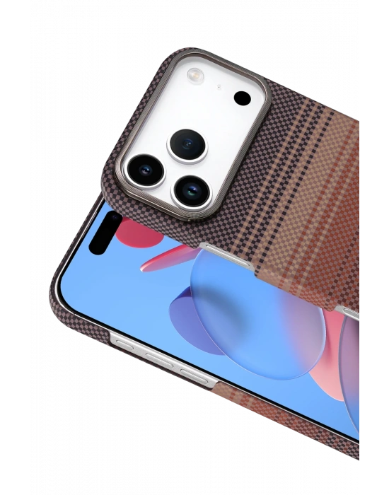 Newface Apple iPhone 17 Pro Max Vega Magsafe Kapak - Çöl Titanyum