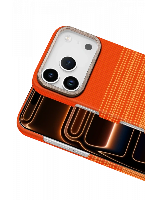 Newface Apple iPhone 17 Pro Max Vega Magsafe Kapak - Sarı