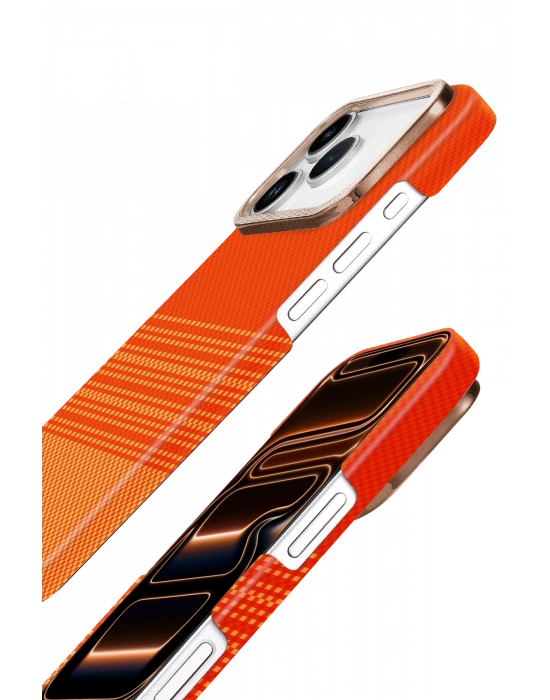 Newface Apple iPhone 17 Pro Max Vega Magsafe Kapak - Sarı