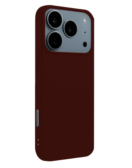 Newface Apple iPhone 17 Pro Nano içi Kadife Silikon - Bordo