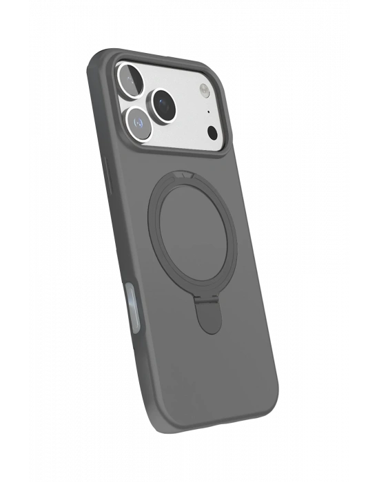 Newface Apple iPhone 17 Pro Regal Magsafe Standlı Kapak - Titan Gri