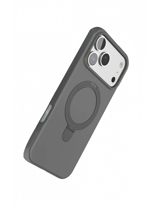 Newface Apple iPhone 17 Pro Regal Magsafe Standlı Kapak - Titan Gri