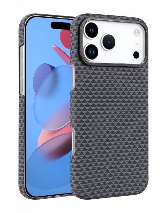 Newface Apple iPhone 17 Pro Vega Magsafe Kapak - Gri