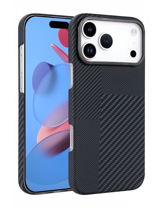 Newface Apple iPhone 17 Pro Vega Magsafe Kapak - Siyah