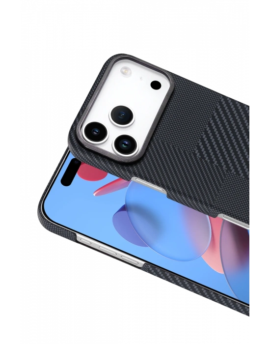 Newface Apple iPhone 17 Pro Vega Magsafe Kapak - Siyah