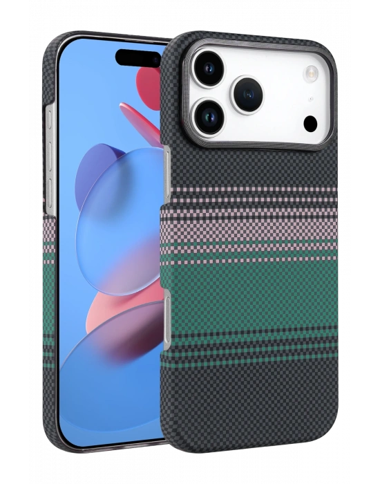 Newface Apple iPhone 17 Pro Vega Magsafe Kapak - Yeşil