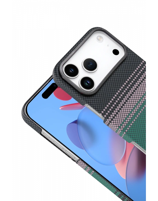 Newface Apple iPhone 17 Pro Vega Magsafe Kapak - Yeşil