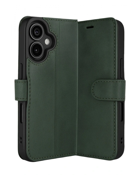 Newface Apple iPhone 17 Trend S Plus Kapaklı Kılıf - Yeşil