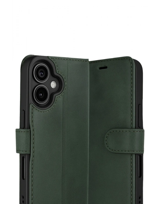 Newface Apple iPhone 17 Trend S Plus Kapaklı Kılıf - Yeşil