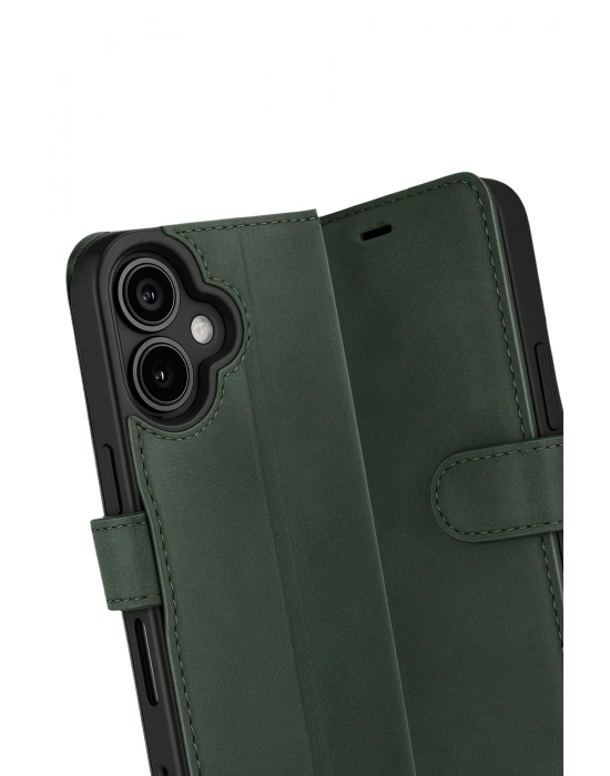 Newface Apple iPhone 17 Trend S Plus Kapaklı Kılıf - Yeşil