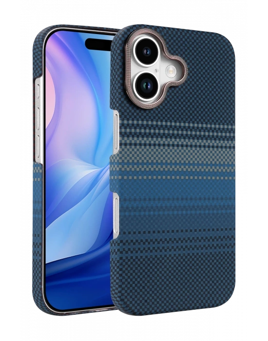 Newface Apple iPhone 17 Vega Magsafe Kapak - Mavi