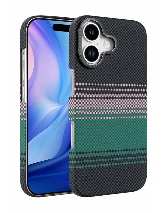 Newface Apple iPhone 17 Vega Magsafe Kapak - Yeşil