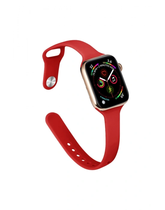 Newface Apple Watch 38mm Klasik Kordon - Kırmızı