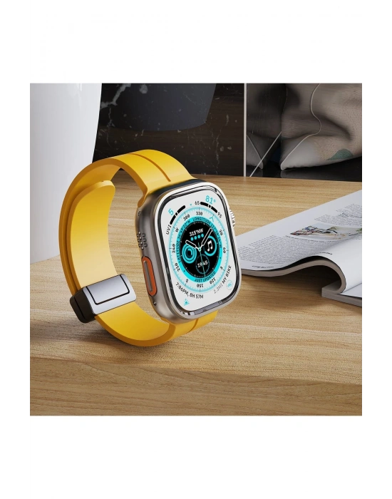 Newface Apple Watch 38mm KR412 Elegance Stylısh Kordon - Kırmızı