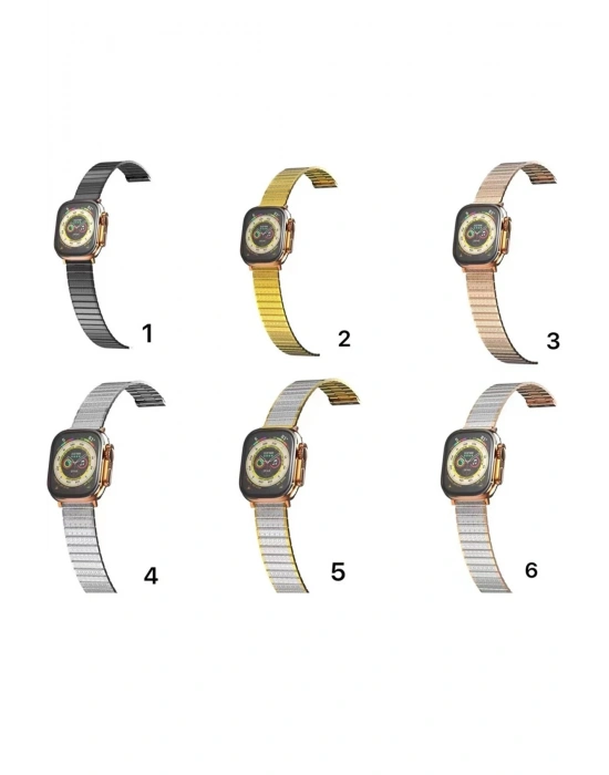 Newface Apple Watch 38mm Made Metal Kordon - Siyah