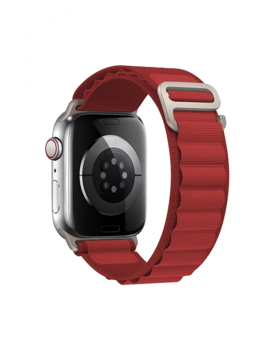 Newface Apple Watch 38mm Mountain Kordon - Kırmızı