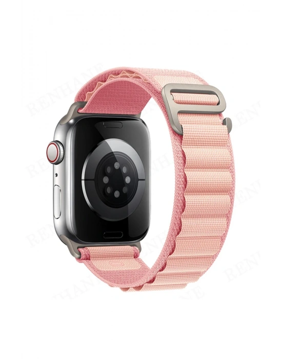 Newface Apple Watch 38mm Mountain Kordon - Pembe