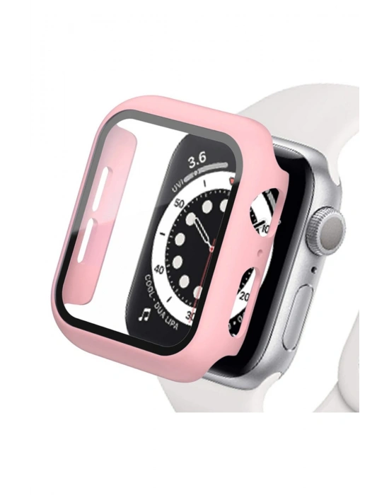 Newface Apple Watch 42mm Camlı Kasa Ekran Koruyucu - Rose Gold