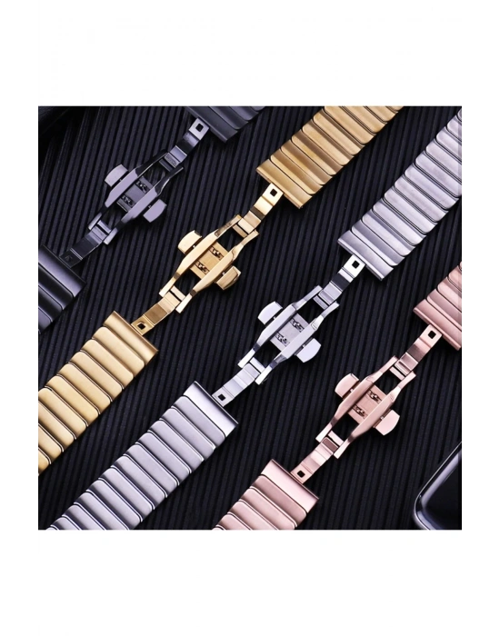 Newface Apple Watch 42mm KR413 Fine Steel Kordon - Rose