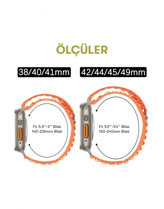 Newface Apple Watch 42mm Mountain Kordon - Lila