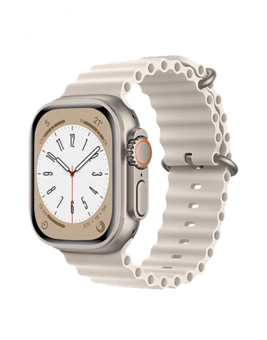 Newface Apple Watch 42mm Ocean Kordon - Krem