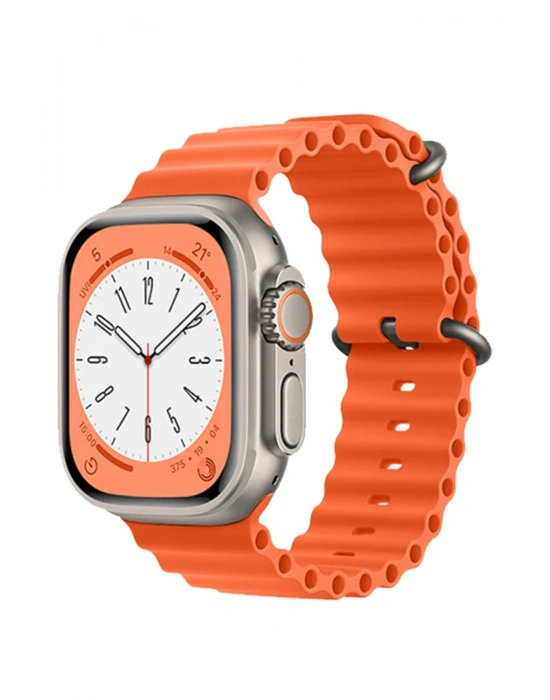 Newface Apple Watch 42mm Ocean Kordon - Turuncu