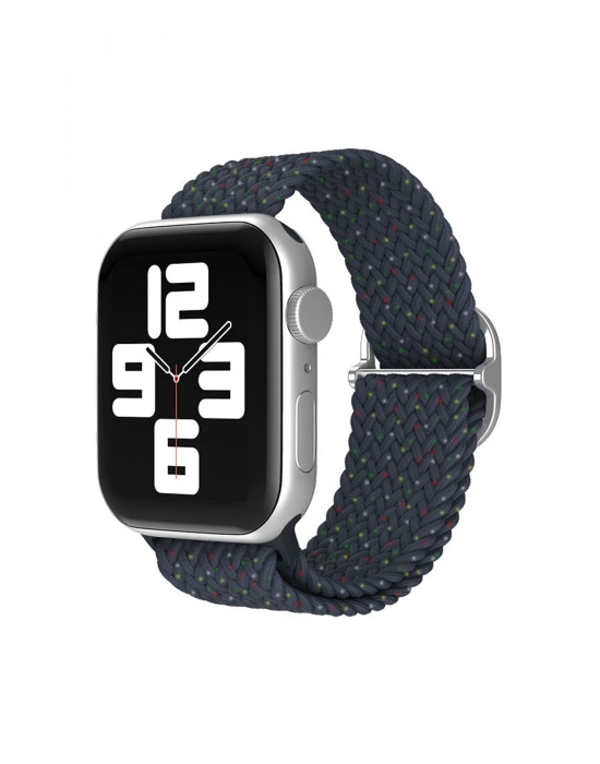 Newface Apple Watch 42mm Star Kordon - Benekli Lacivert