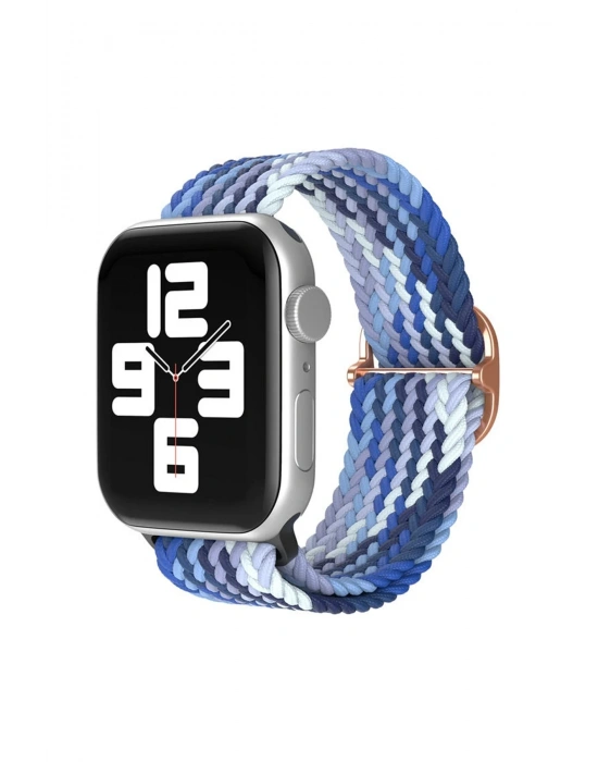 Newface Apple Watch 42mm Star Kordon - Lacivert-Mavi