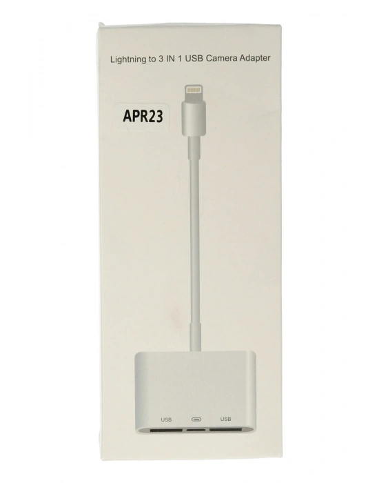 Newface APR23 Iphone Otg 3in1 - Beyaz