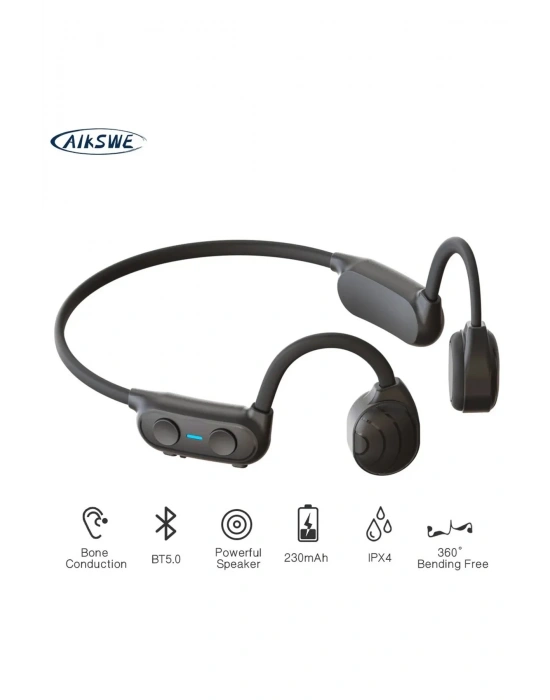 Newface AS10 Plus Suya Dayanıklı Bluetooth Kulaklık - Siyah