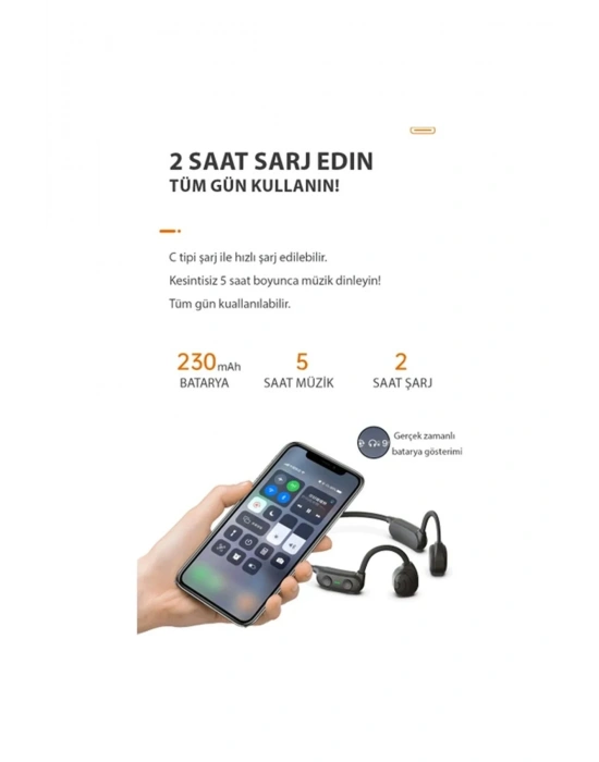 Newface AS10 Plus Suya Dayanıklı Bluetooth Kulaklık - Siyah