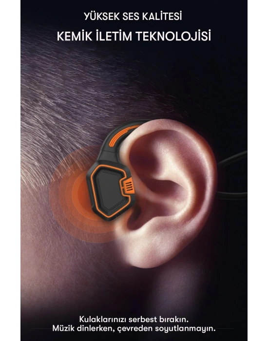 Newface AS9 Suya Dayanıklı Bluetooth Kulaklık - Siyah