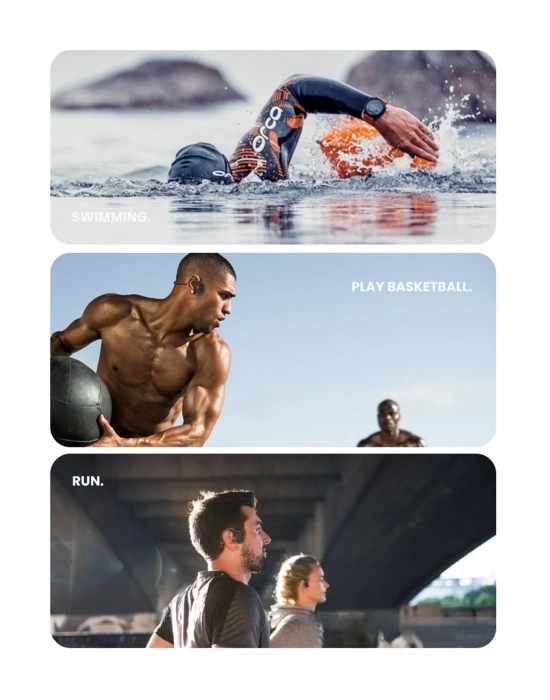 Newface AS9 Suya Dayanıklı Bluetooth Kulaklık - Siyah