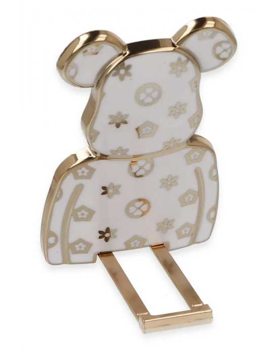 Newface Astro Stand Ayıcık Desenli - Beyaz