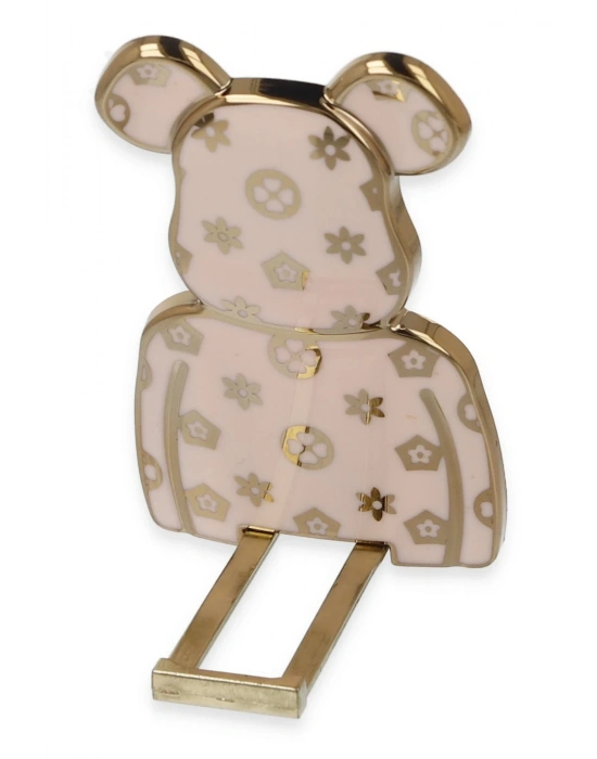 Newface Astro Stand Ayıcık Desenli - Pembe