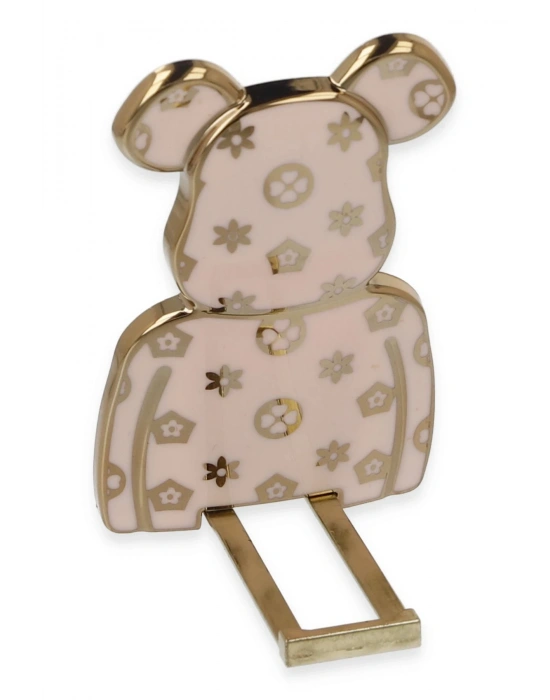 Newface Astro Stand Ayıcık Desenli - Pembe