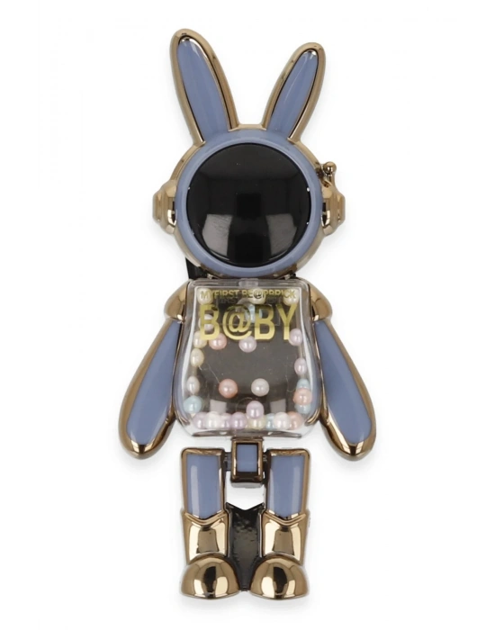 Newface Astro Stand Tavşan Astronot - Açık Mavi