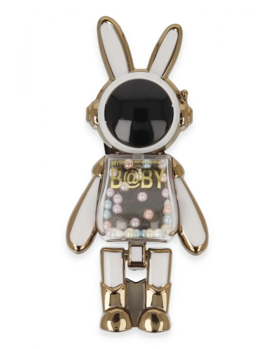 Newface Astro Stand Tavşan Astronot - Beyaz