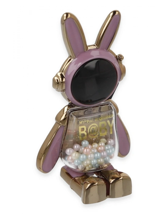 Newface Astro Stand Tavşan Astronot - Mor